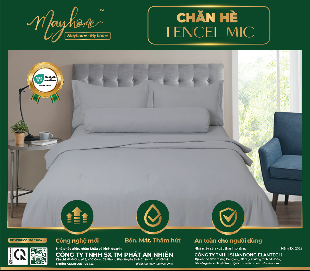 CHĂN HÈ CHẦN BÔNG TENCEL MIC 180*200CM (M29)