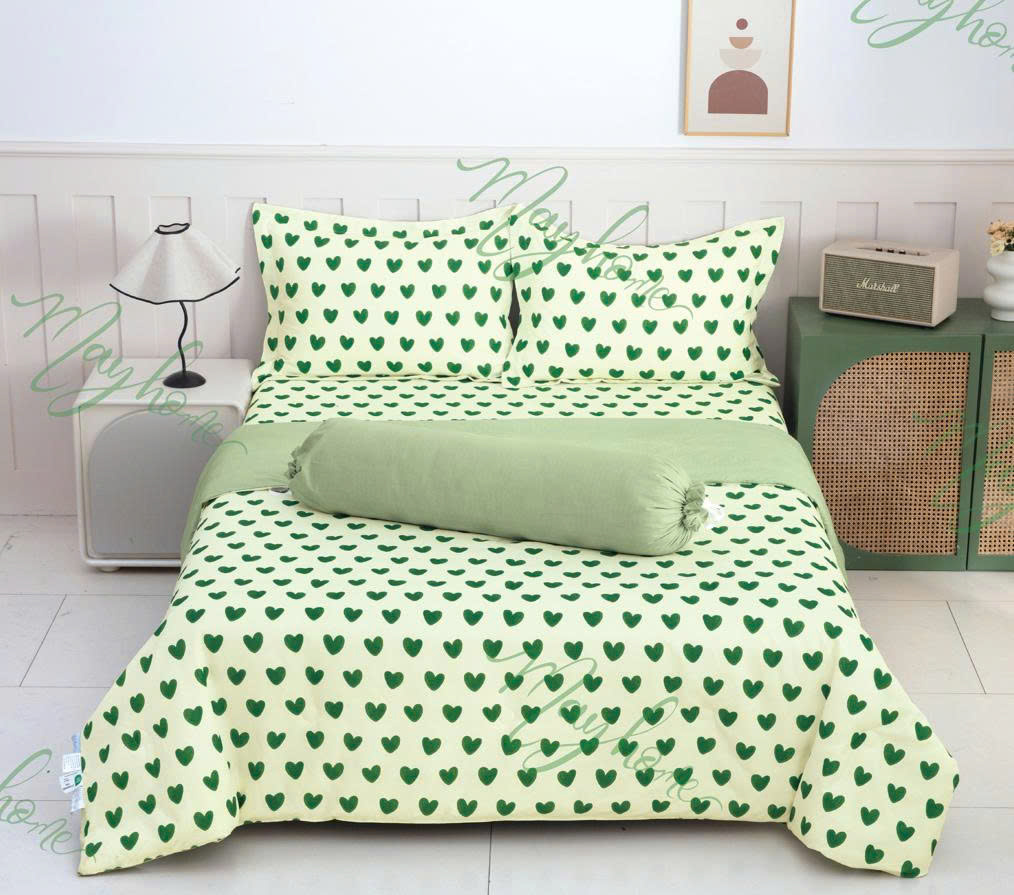 BỘ CHĂN DRAP GỐI MIC 600TC 180*200CM (MH2025-4)