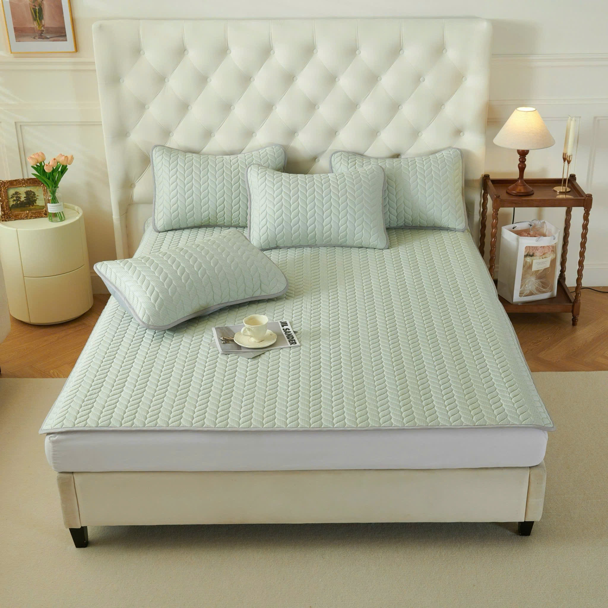 BỘ TRẢI CELLULOSE CHẦN CAO SU THIÊN NHIÊN - SHIZU M05/ 180*200cm (1077 - 05)